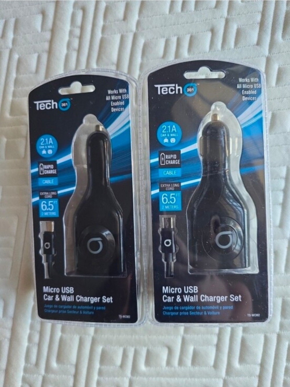 X2 6ft Black Micro USB Car Charger